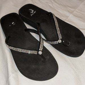 Yellow Box Flip Flops